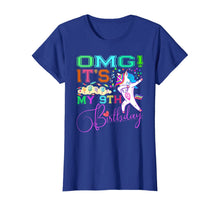 Load image into Gallery viewer, Emoji Unicorn Birthday TShirt For Girls 9 Years Old OMG