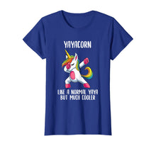 Load image into Gallery viewer, Unicorn Yaya Girl Birthday Party Apparel Greek YayaCorn Cute T-Shirt