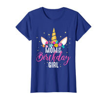 Load image into Gallery viewer, Mom Of The Birthday Girl Mother Gifts Unicorn Birthday T-Shirt