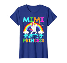 Load image into Gallery viewer, Mimi Of The Birthday Princess T-Shirt Dabbing Unicorn Gift T-Shirt