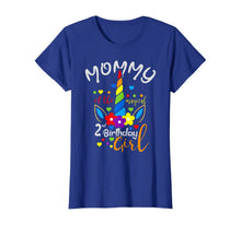 Load image into Gallery viewer, Unicorn Mommy of the 2nd Birthday Girl Matching Family T-Shirt