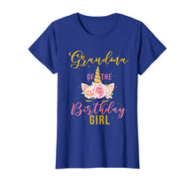 Load image into Gallery viewer, Grandma Birthday Girl Grandmother Gifts Unicorn Birthday T-Shirt