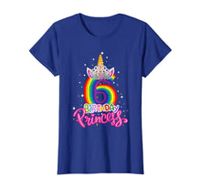 Load image into Gallery viewer, Birthday Princess Unicorn 6 Year Old 6th Birthday Girl Kids T-Shirt