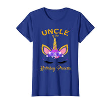 Load image into Gallery viewer, Uncle Of The Birthday Princess Unicorn Matching Family Shirt