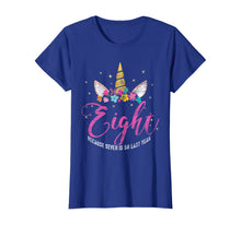 Load image into Gallery viewer, 8 Years Old Birthday Girl Gifts Unicorn 8th Birthday T-Shirt