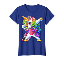 Load image into Gallery viewer, Dabbing Unicorn Birthday Shirt Girls Cute Unicorn Gift Girls