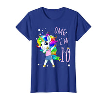 Load image into Gallery viewer, 10th Birthday Unicorn For Girls Children Unicorn Ten Years T-Shirt