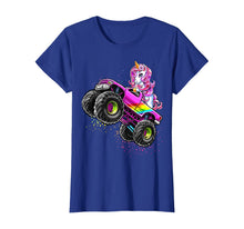 Load image into Gallery viewer, Monster Truck Unicorn Birthday Party Monster Truck Girl Gift T-Shirt