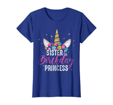 Load image into Gallery viewer, Sister Of The Birthday Princess Gifts Unicorn Birthday T-Shirt