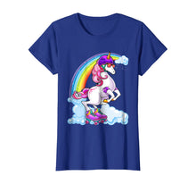 Load image into Gallery viewer, Unicorn Roller Skate Roller Derby Birthday Shirt Girls Gift