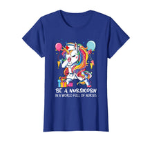 Load image into Gallery viewer, Funny Unicorn Dabbing Nurse Shirt Nursicorn Nursing Birthday