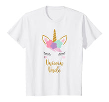 Load image into Gallery viewer, Unicorn Uncle Shirt, Uncle of the Birthday Girl Gift
