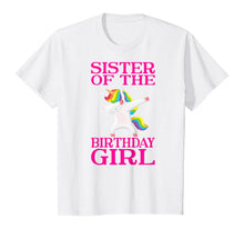 Load image into Gallery viewer, Sister of The Birthday Girl Unicorn Dabbing Party Shirt