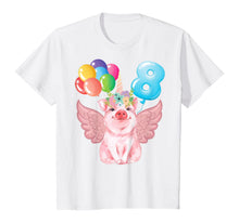 Load image into Gallery viewer, 8th Birthday Shirt Girl Pig and Unicorn Lovers Gift 8 Years