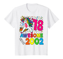 Load image into Gallery viewer, 18th Birthday Dabbing Unicorn Party Gift 18 Years Old Girl T-Shirt