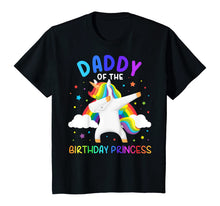 Load image into Gallery viewer, Unicorn Daddy, Cute Fantasy Tee for Family Birthday Party T-Shirt