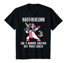 Load image into Gallery viewer, Unicorn Brother Girl Birthday Party Apparel BrotherCorn Cute T-Shirt