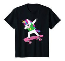 Load image into Gallery viewer, Dabbing Unicorn Birthday Skating Party Perfect Gift T-Shirt
