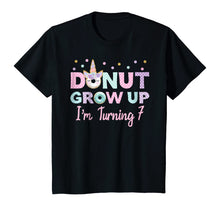 Load image into Gallery viewer, Donut Unicorn Funny Birthday Shirt Donut Grow Up