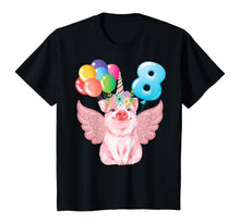 Load image into Gallery viewer, 8th Birthday Shirt Girl Pig and Unicorn Lovers Gift 8 Years