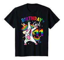 Load image into Gallery viewer, 11 Year Old Kid 11th Birthday Gift Dabbing Unicorn T-Shirt