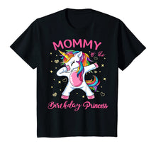 Load image into Gallery viewer, Mommy of the Birthday Princess Unicorn Outfit T-Shirt