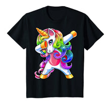 Load image into Gallery viewer, Dabbing Unicorn Birthday Shirt Girls Cute Unicorn Gift Girls