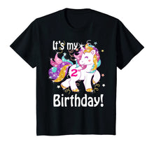 Load image into Gallery viewer, Kids Its My 2nd Birthday Unicorn Outfits for toddler girls gift