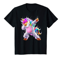 Load image into Gallery viewer, Fantasy Unicorn Dabbing T Shirt Gift Kids Girls Boys Womens