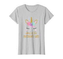 Load image into Gallery viewer, Cute Unicorn Aunt Shirt, Aunt of the Birthday Girl