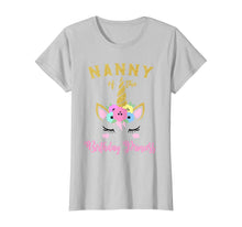Load image into Gallery viewer, Nanny Of The Unicorn Birthday Princess Girl Matching Shirt