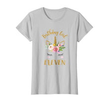 Load image into Gallery viewer, Unicorn 11 Year Old Birthday Shirt, 11 Birthday Girl Shirt