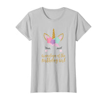 Load image into Gallery viewer, Cute Unicorn Grandma Shirt, Grandma of the Birthday Girl