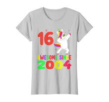 Load image into Gallery viewer, 16th Birthday Gifts 16 Yrs Old Unicorn Dabbing Tee Kid Party T-Shirt