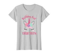 Load image into Gallery viewer, Unicorn 13th Birthday Outfit, 13th Birthday Girl Shirt