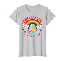 Load image into Gallery viewer, Birthday Girl Unicorn Tshirt: Happy B-day Rainbow Party Gift