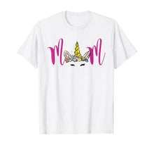 Load image into Gallery viewer, Mom Unicorn Floral Birthday Party Shirt