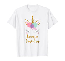 Load image into Gallery viewer, Unicorn Grandma Shirt, Grandma of the Birthday Girl Gift
