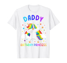 Load image into Gallery viewer, Unicorn Daddy, Cute Fantasy Tee for Family Birthday Party T-Shirt