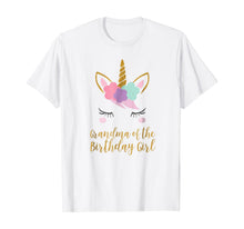 Load image into Gallery viewer, Cute Unicorn Grandma Shirt, Grandma of the Birthday Girl