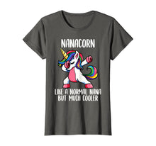 Load image into Gallery viewer, Unicorn Nana Girl Birthday Party Apparel, NanaCorn Cute T-Shirt