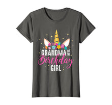 Load image into Gallery viewer, Grandma Of The Birthday Girl Grandma Gift Unicorn Birthday T-Shirt