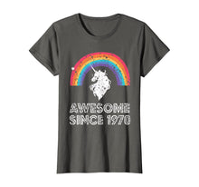 Load image into Gallery viewer, 1970 50th Birthday Gift Unicorn Rainbow 50 Years Old Costume T-Shirt