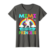 Load image into Gallery viewer, Mimi Of The Birthday Princess T-Shirt Dabbing Unicorn Gift T-Shirt