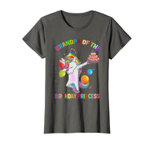 Load image into Gallery viewer, Mens Grandpa of the Birthday Princess Unicorn Outfit T-Shirt