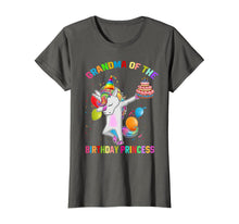 Load image into Gallery viewer, Womens Grandma of the Birthday Princess Unicorn Outfit T-Shirt