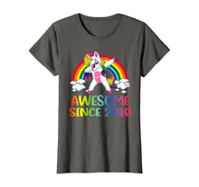 Load image into Gallery viewer, 10 Birthday Unicorn Dabbing Awesome Since 2010 T-Shirt
