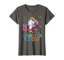 Load image into Gallery viewer, 11st Birthday Unicorn Awesome Since 2009 T-Shirt