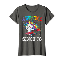 Load image into Gallery viewer, Unicorn 42nd Birthday Gift Rainbow 1978 42 Years Old T-Shirt