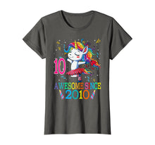 Load image into Gallery viewer, 10th Birthday Unicorn Awesome Since 2010 T-Shirt